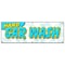 Signmission HAND CAR WASH BANNER SIGN detail wax car wash clean auto service B-72 Hand Car Wash - alternate 1